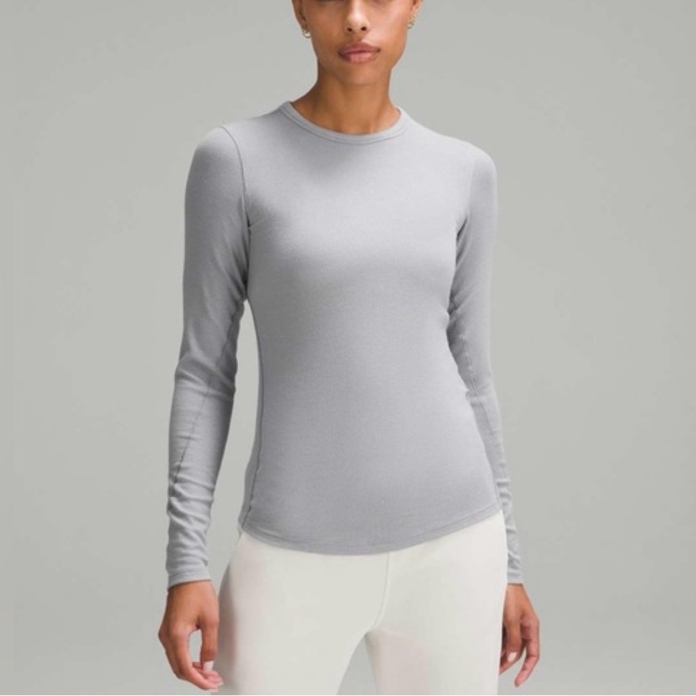 Lululemon Hold Tight Long-Sleeve Grey
